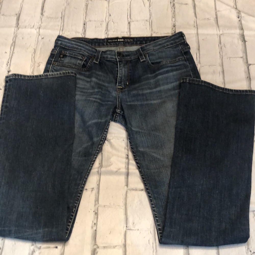 Big Star 1974 Remy Boot Cut, Low Rise Fit jeans, Womens Denim size 30 Long